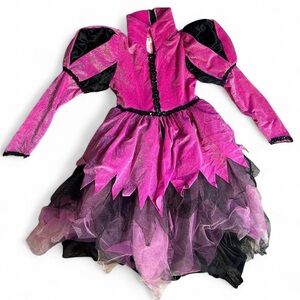 Pink and Black Fairy Princess Glitter Costume Dress Women’s Size 8